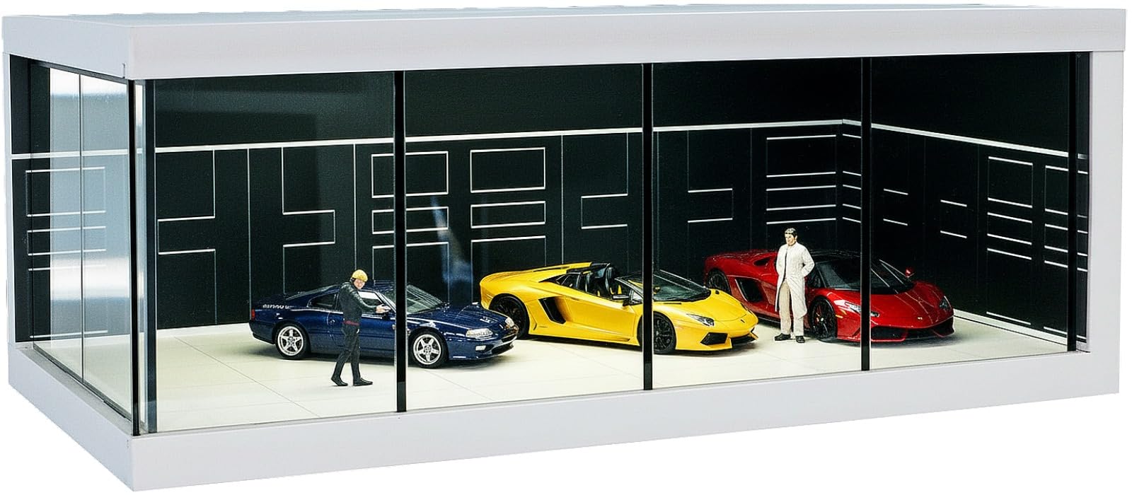 Amazon.co.jp: 天玉堂 1/64 ジオラマ ガレージ ミニカー用 駐車展示場
